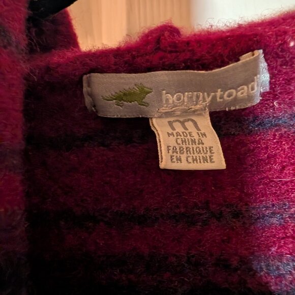 Horny Toad 100% lambswool wool hooded cardigan - Picture 2 of 6